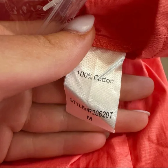 Tuckernuck poppy pink royal shirt dress- Size medium - Picture 7 of 7